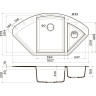 Мойка OMOIKIRI SAKAIME 105C-GR Tetogranit/leningrad grey 4993576