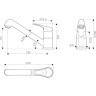 Смеситель OMOIKIRI TATEYAMA-S-BL 4994136