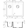 Мойка OMOIKIRI BOSEN 59-2-WH Tetogranit/белый 4993152